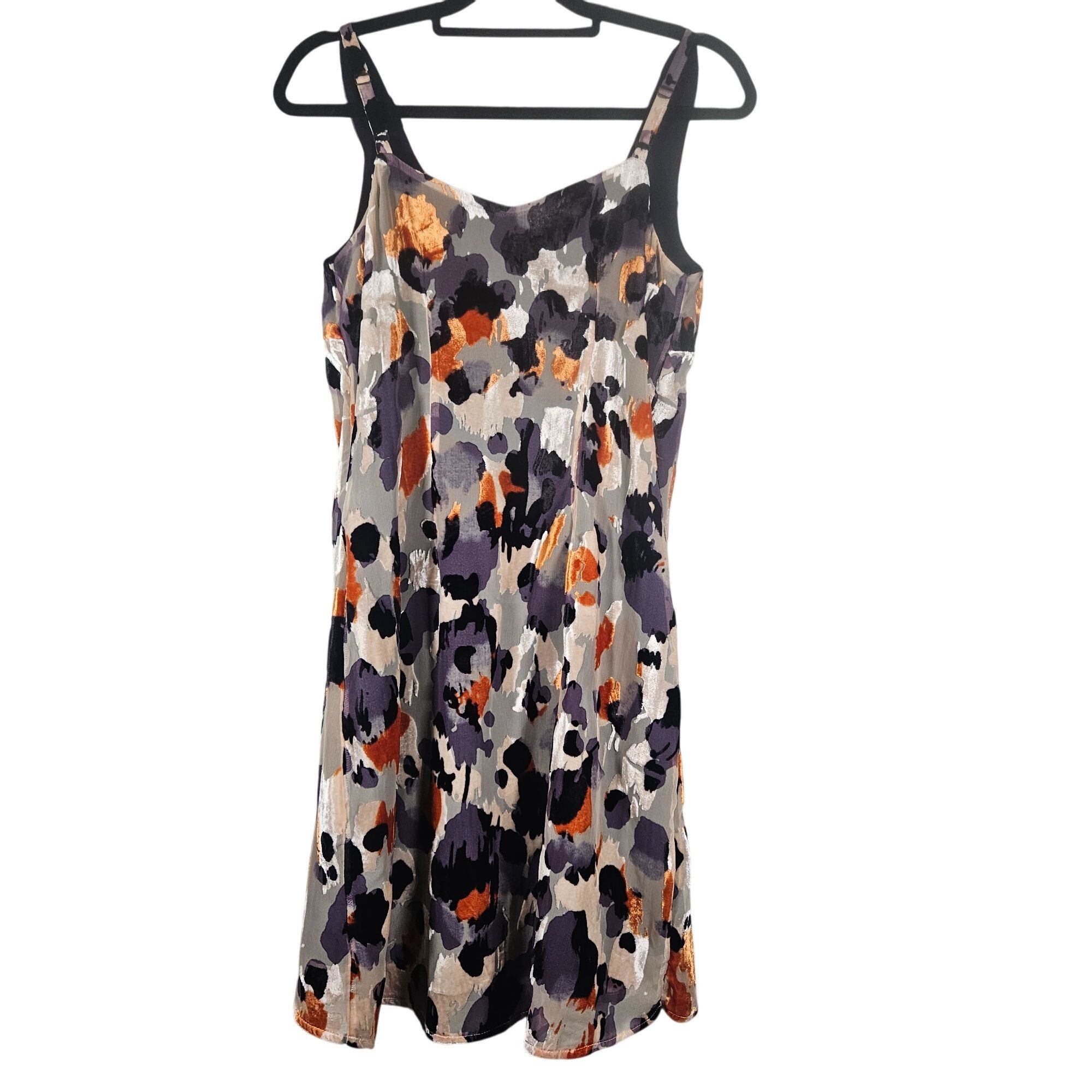 Other Cabi Women’s Mini Slip Dress Abstract Print S Artcore Espres Size XS / US 0-2 / IT 36-38 - 3 Thumbnail