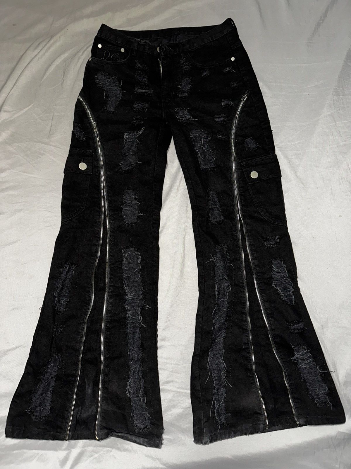 Japanese Brand Nebulic Distressed Jeans Size US 32 / EU 48 - 3 Thumbnail