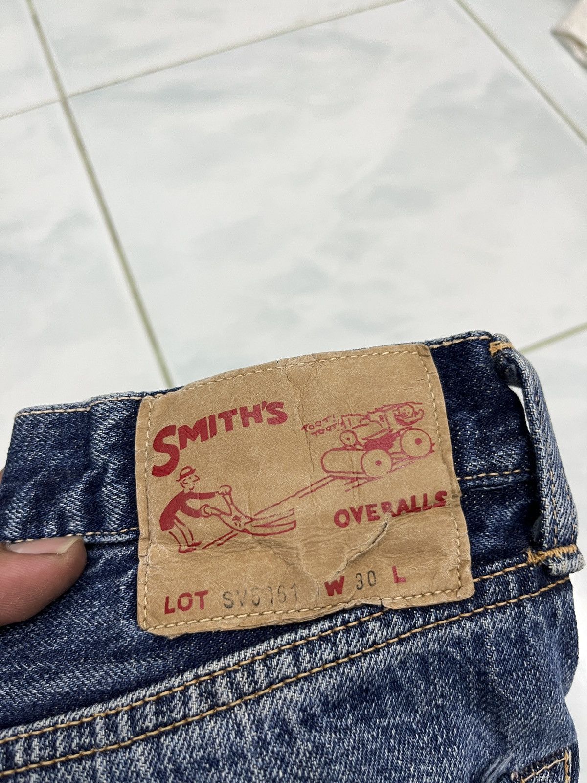 Vintage 🔥🔥🔥ARCHIVE SMITH SELVEDGE DENIM Size US 30 / EU 46 - 19 Thumbnail