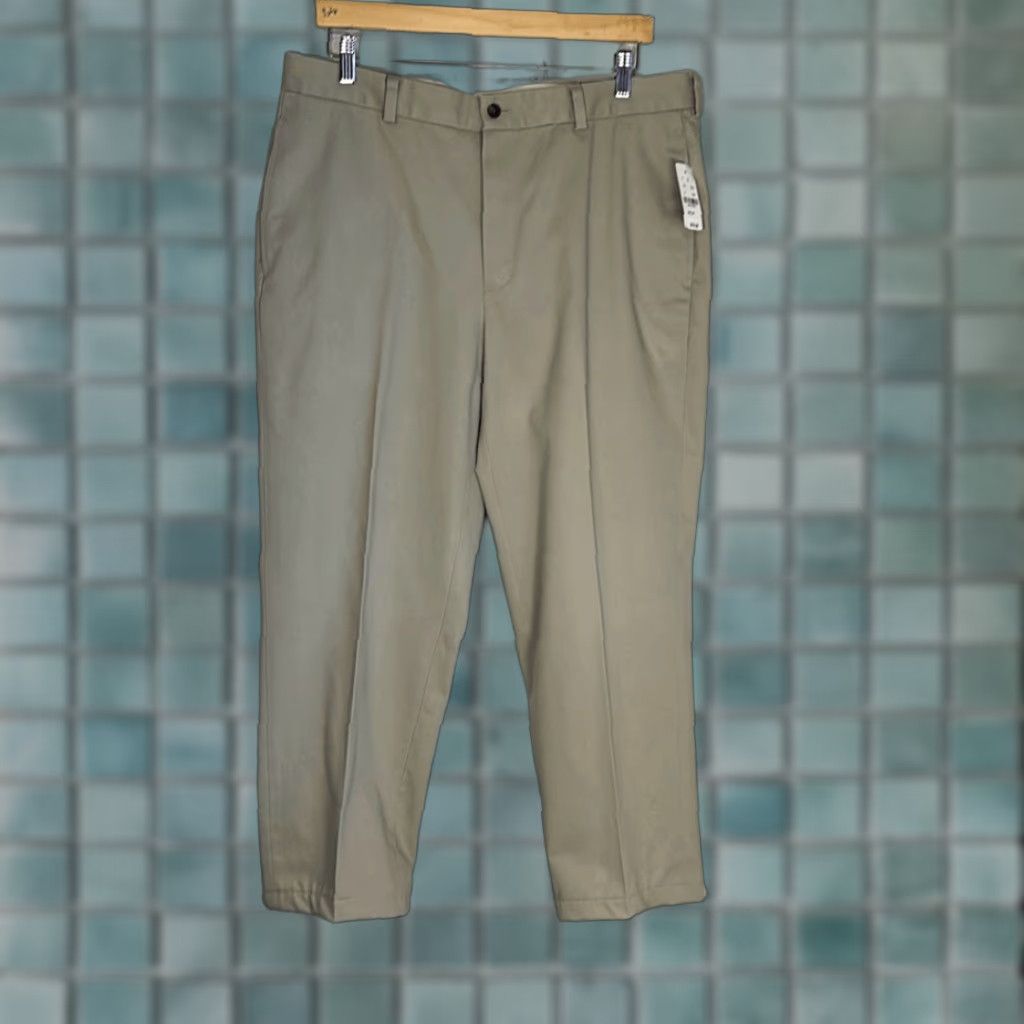 Brooks Brothers Brooks Brothers Mens Lightweight Advantage Chino Clark Tan Dress Pants W36/L30 Tan Chino Pants Mens 36 Waist 30 Inseam Size US 36 / EU 52 - 1 Thumbnail