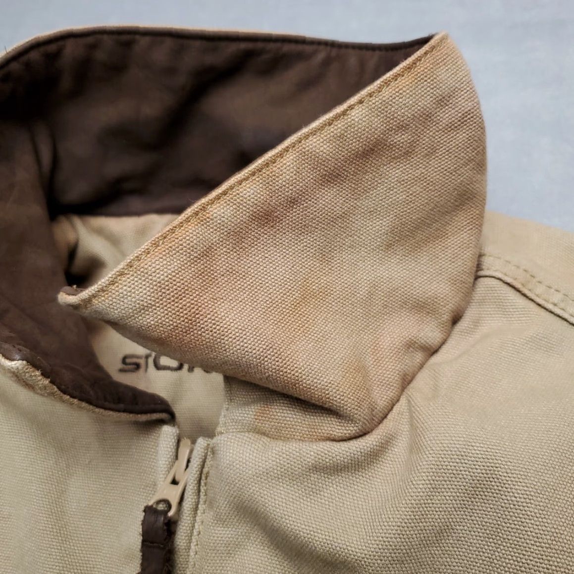 Stormtech VINTAGE Stormtech Jacket Mens XL Brown Trucker 50% Wool Flannel Lined Chore Work Bomber Shirt Size US XL / EU 56 / 4 - 4 Thumbnail