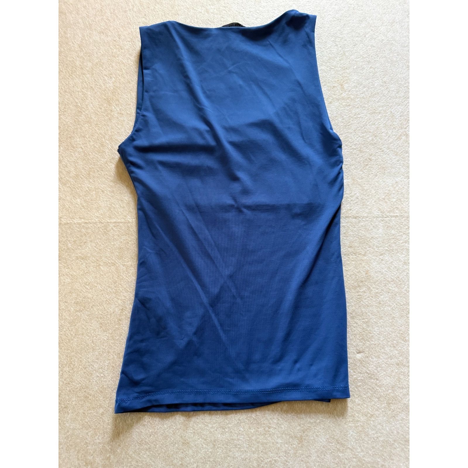 Zara ZARA Womens Blue Sleeveless Blouse NWT Lightweight Top XS Size XS / US 0-2 / IT 36-38 - 2 Thumbnail