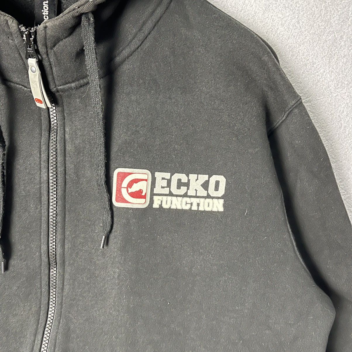 Ecko Unltd. Vintage Ecko Function Big Logo Zip Hoodie Black Y2K Size US M / EU 48-50 / 2 - 3 Thumbnail