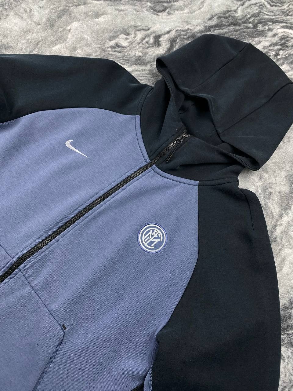 Nike Nike Inter Milan FC Tech Fleece Full Zip Hooded Size US XL / EU 56 / 4 - 2 Thumbnail