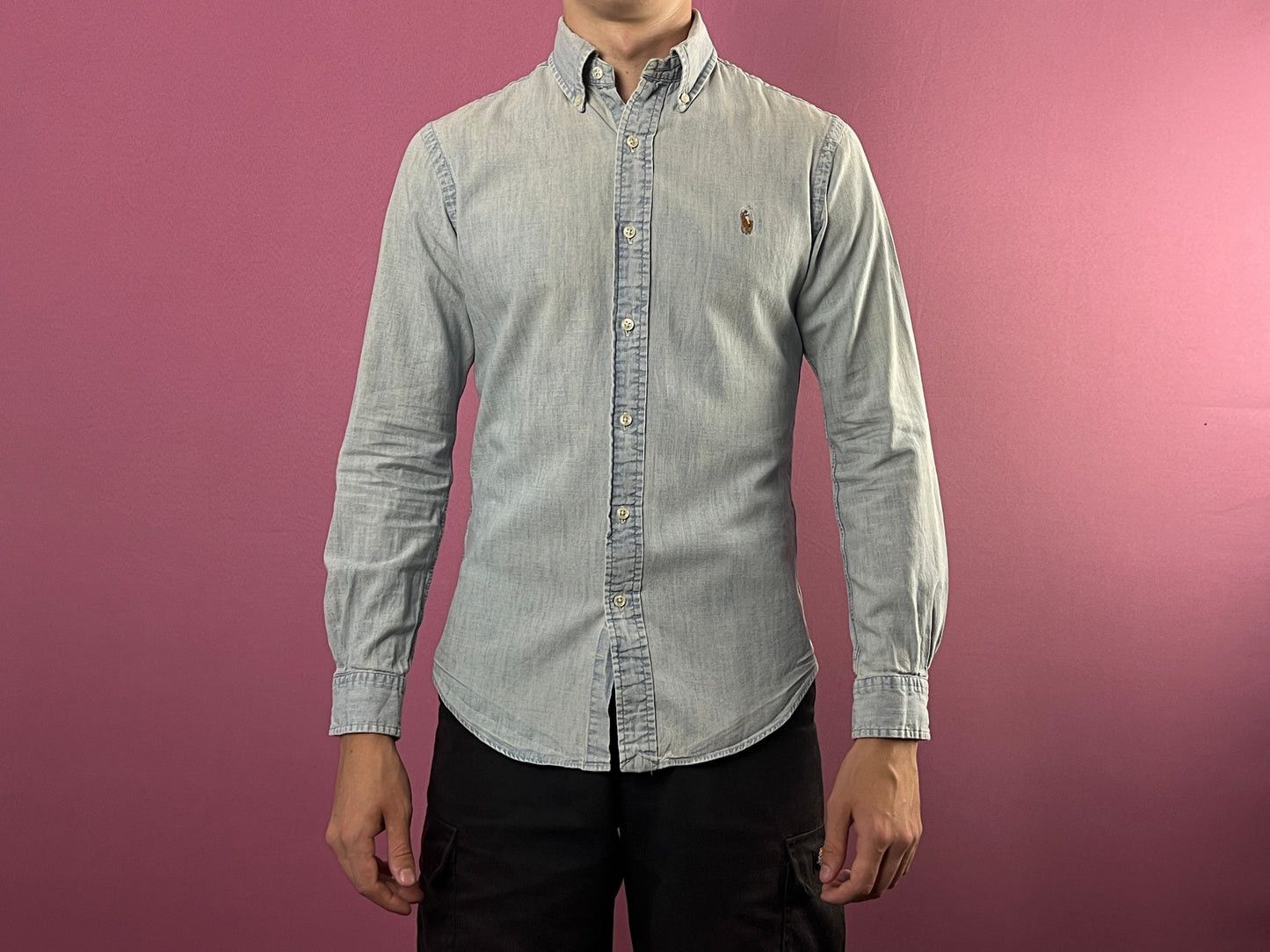 Polo Ralph Lauren × Vintage Ralph Lauren Vintage Men's Slim Fit Shirt - S Size US S / EU 44-46 / 1 - 3 Thumbnail
