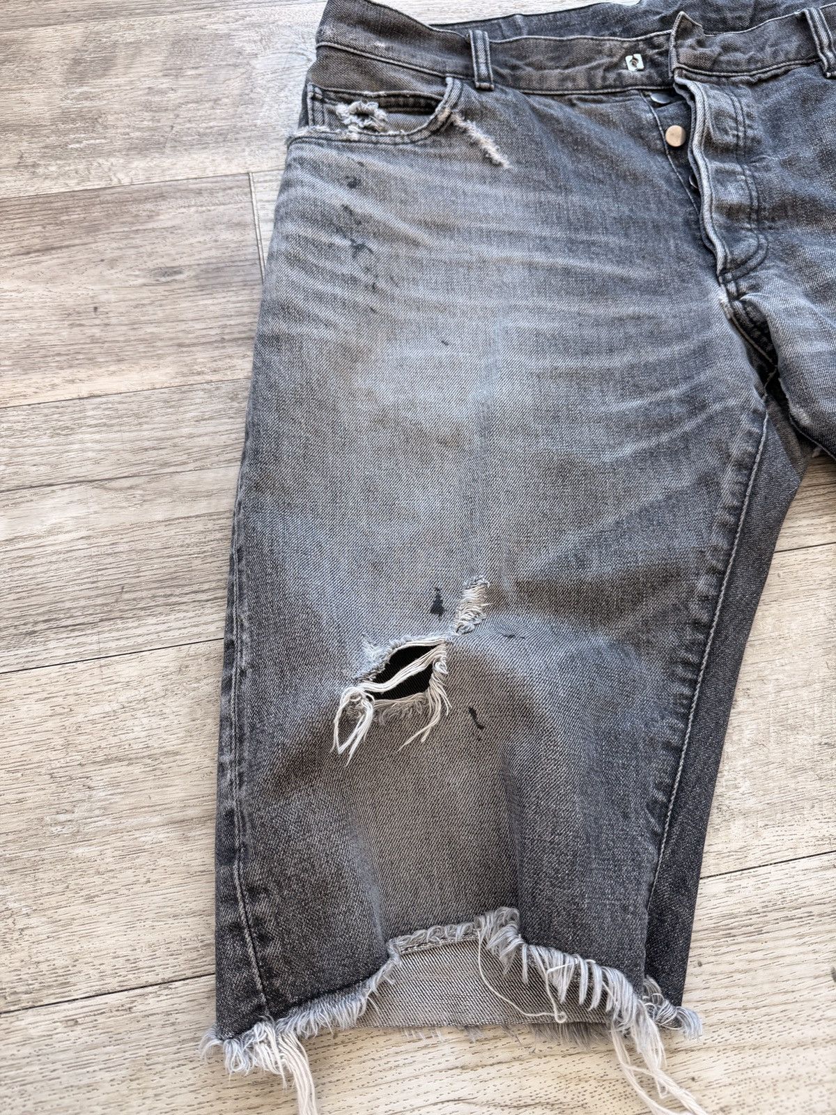 Balmain 🚨Decarnin Japanese Selvage Denim Shorts Size US 36 / EU 52 - 3 Thumbnail