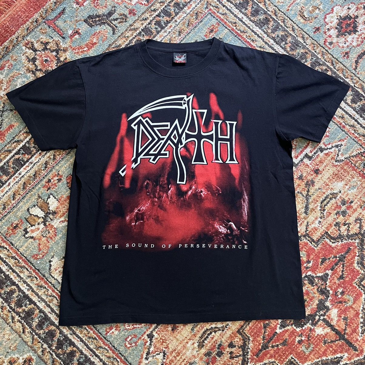 Band Tees × Vintage Vintage Death Sound of Perseverance Album Cover Band Shirt Size US L / EU 52-54 / 3 - 1 Thumbnail