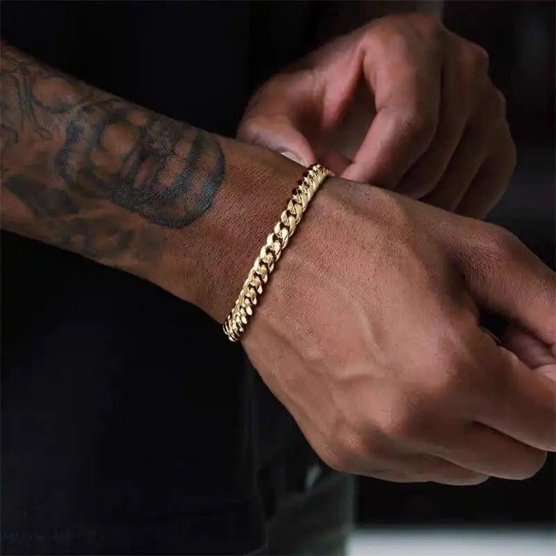Jewelry 3-11mm Thick Waterproof Chain Bracelet Size ONE SIZE - 2 Thumbnail