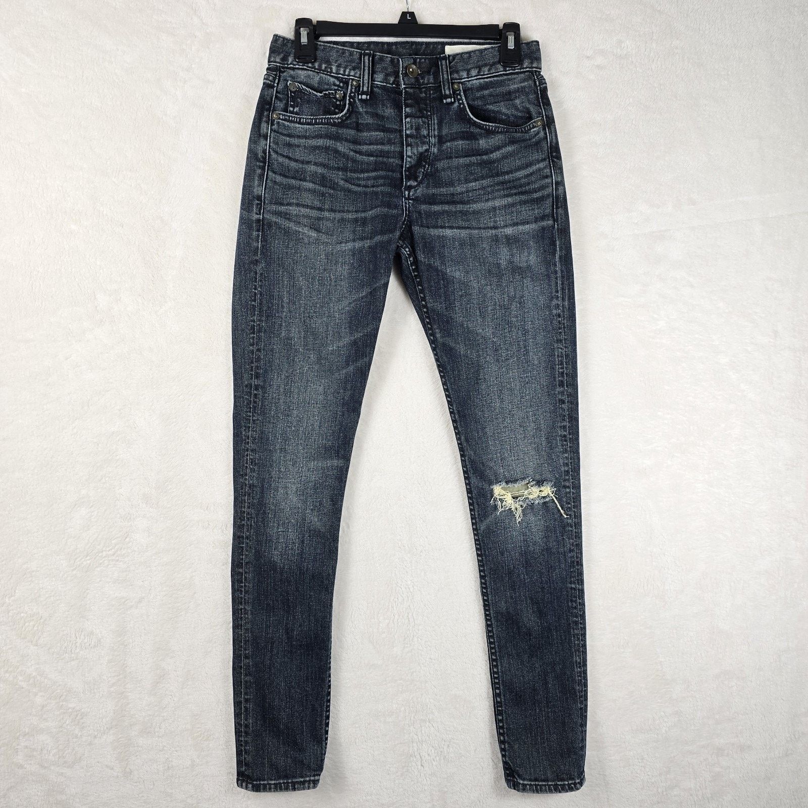 Rag & Bone Rag & Bone Ainsley Distressed FIT 1 Skinny Jeans Fits 28x30 Size 28" / US 6 / IT 42 - 2 Thumbnail