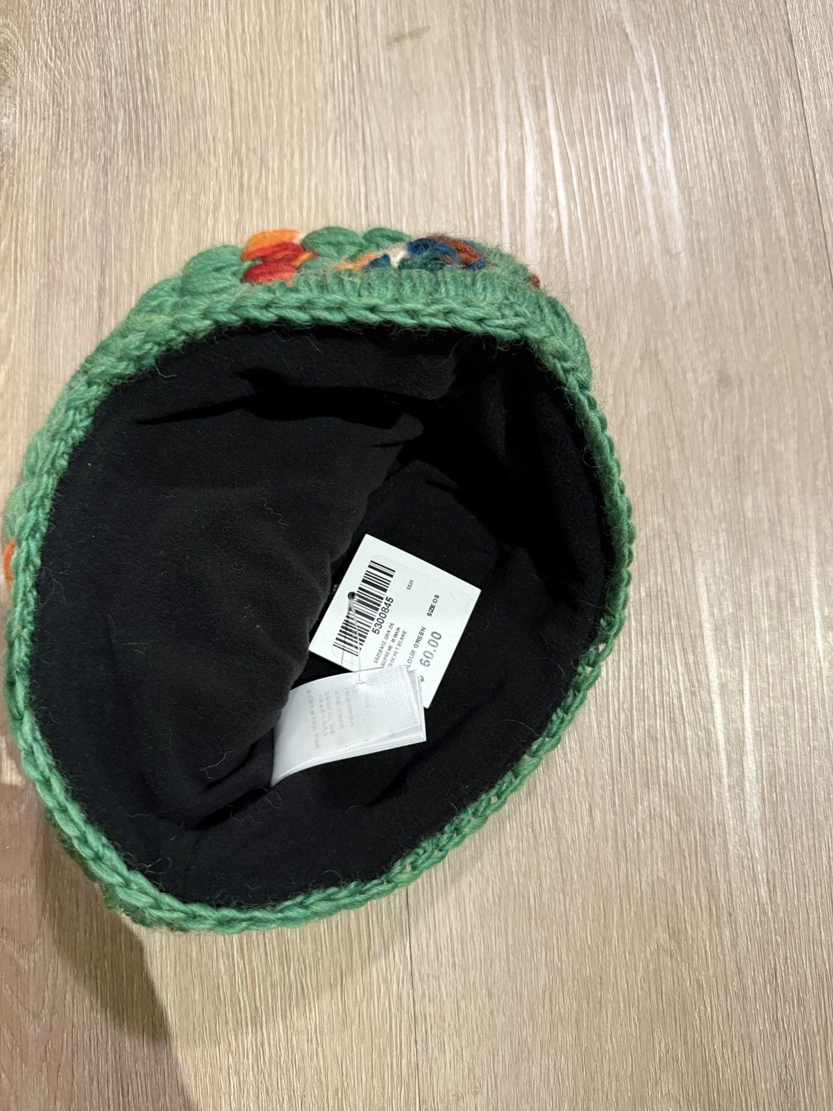 Supreme Supreme Crochet Beanie green Size ONE SIZE - 3 Thumbnail