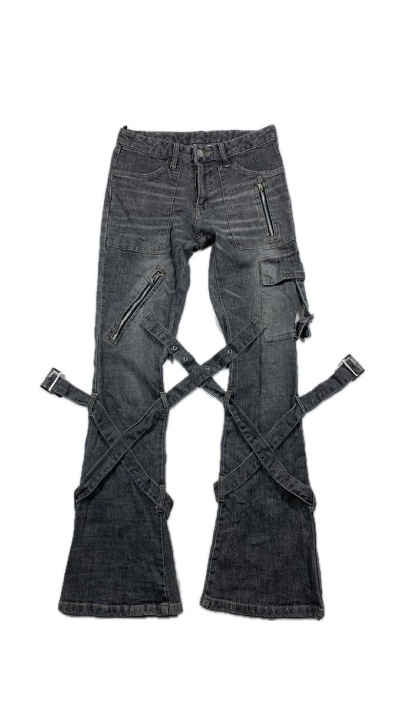 Japanese Brand Japanese gothic punk Bondage pants Size US 27 - 1 Thumbnail