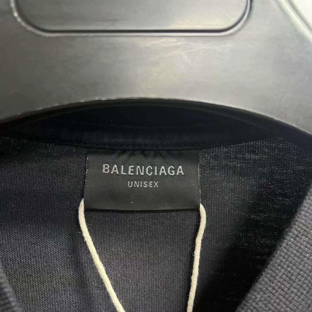 Balenciaga balenciaga logo print black short sleeve t-shirt Size US XS / EU 42 / 0 - 3 Thumbnail