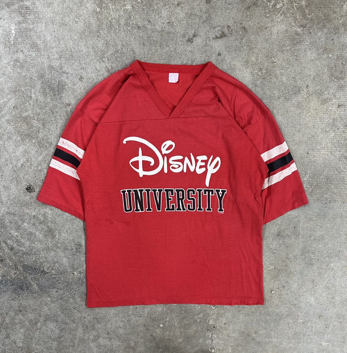 Disney Vintage 80s Disney University Jersey T-Shirt Size US XL / EU 56 / 4 - 1 Thumbnail