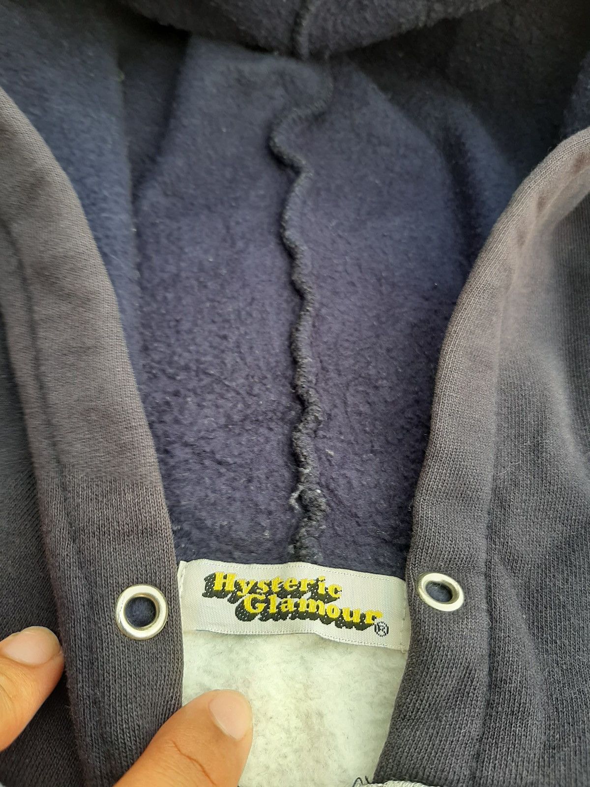 Hysteric Glamour Vintage 90s Hysteric Glamour Hoodie Rare Design Size US L / EU 52-54 / 3 - 5 Thumbnail