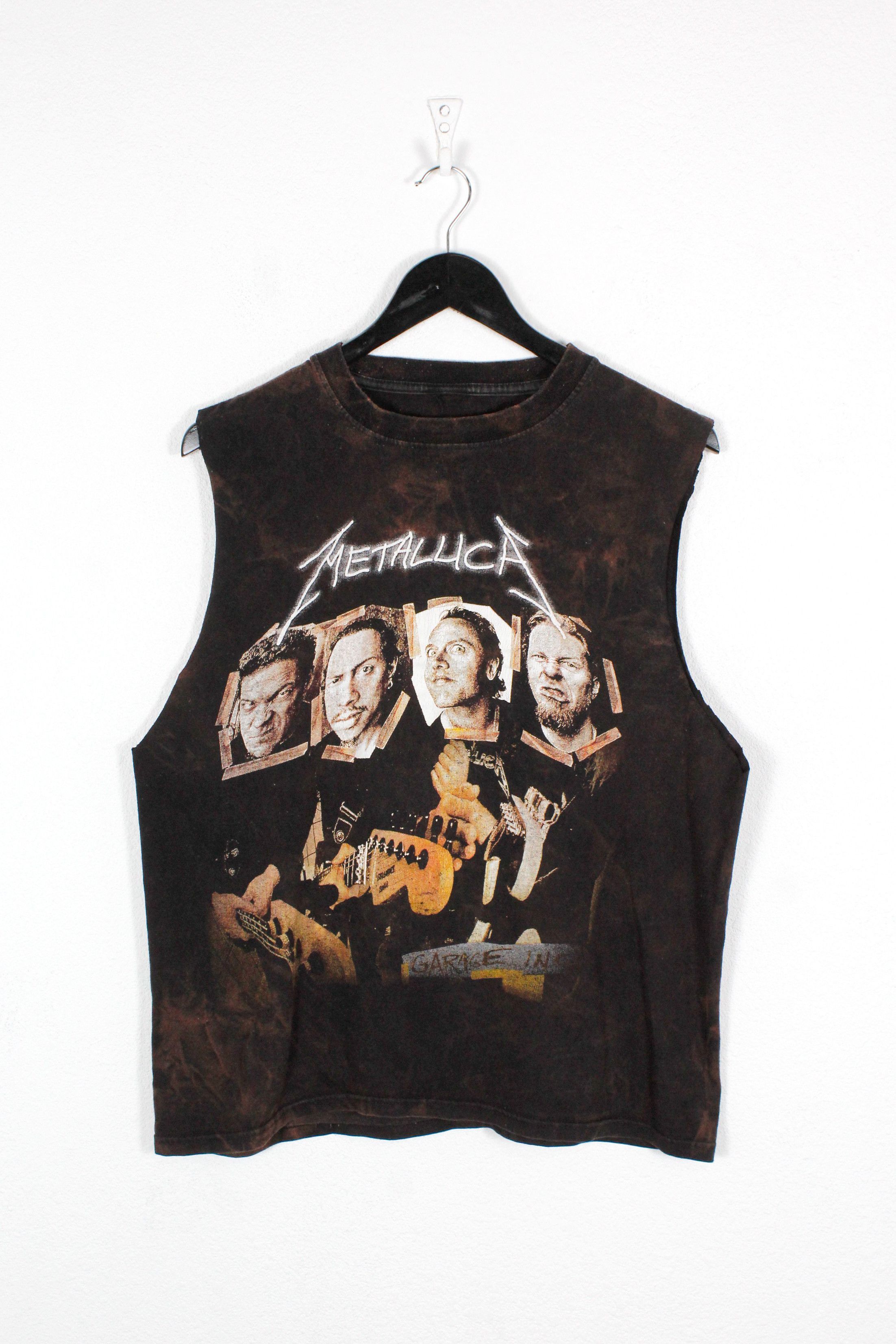 Band Tees × Bleach × Metallica Metallica Garage Inc Vintage Logo Graphic Sleeveless 90s Size US M / EU 48-50 / 2 - 1 Thumbnail