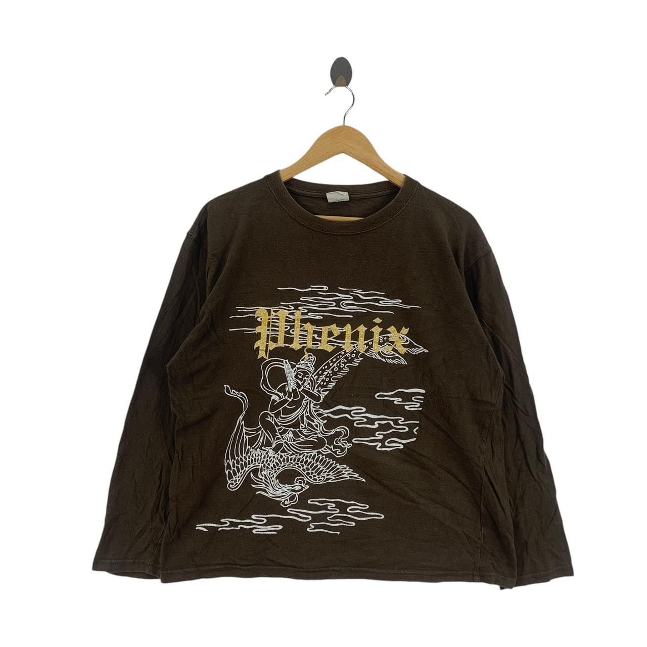 Vintage Vintage JAPAN TRADITIONAL PHENIX Deity Tee Shirt Top Goddess Size L / US 10 / IT 46 - 1 Thumbnail