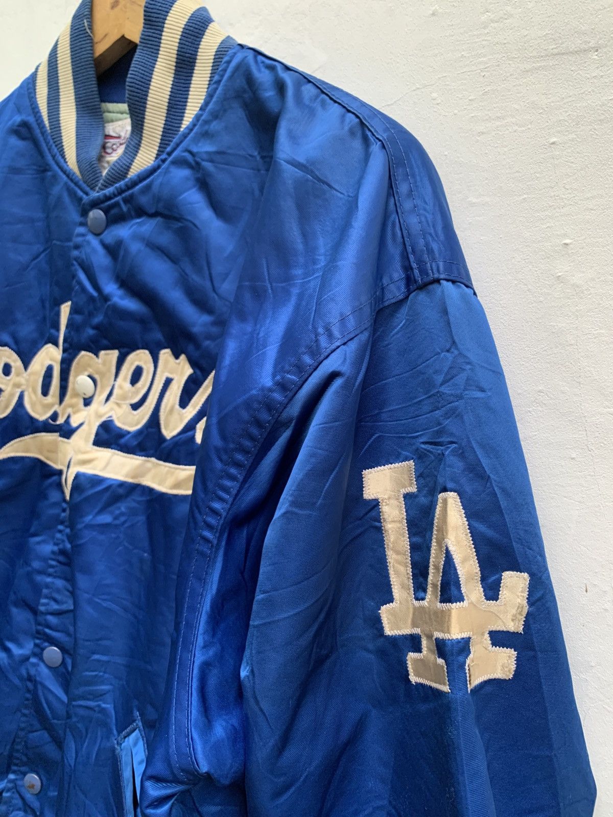 MLB Vintage LA DODGERS by Catchball Satin Jacket Size US L / EU 52-54 / 3 - 4 Thumbnail