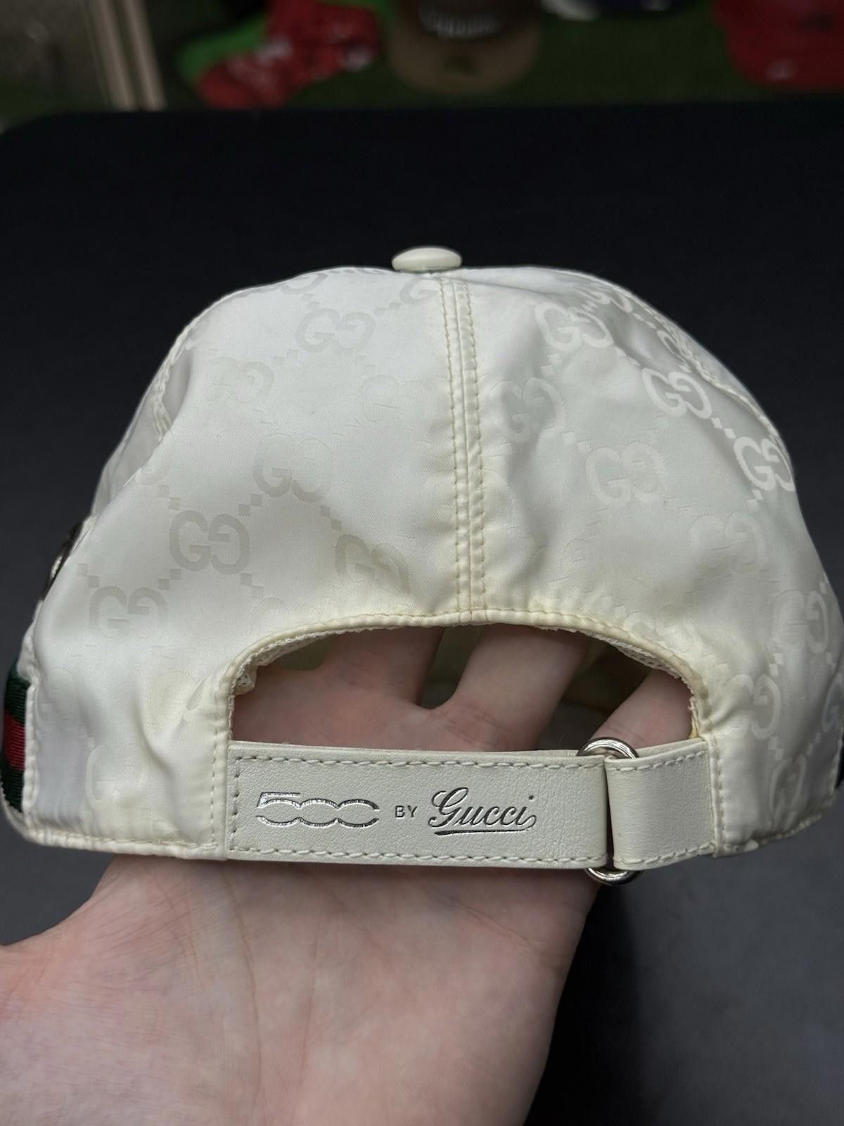 Gucci GUCCI Double G White Baseball Cap Nylon Luxurious Hat Size ONE SIZE - 9 Thumbnail