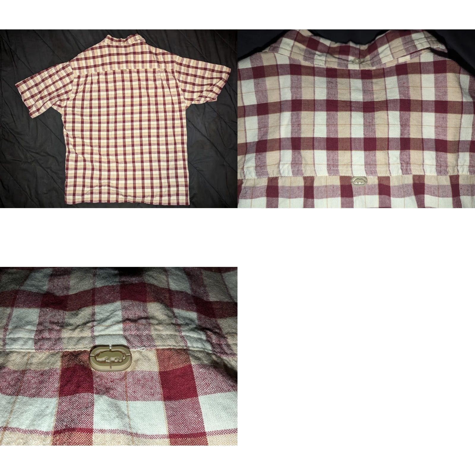 Ecko Unltd. VINTAGE Ecko Unltd Shirt Mens L Plaid Red Check Short Sleeve Button Up The Knite Casual Modern Logo 90s Mens Size US L / EU 52-54 / 3 - 9 Thumbnail