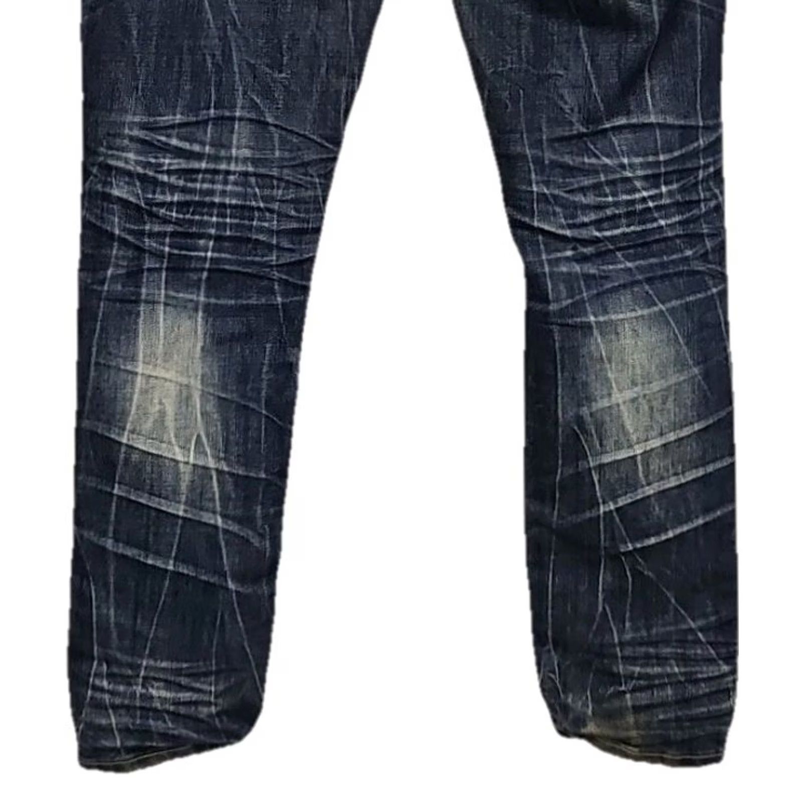 Almost Famous Almost Famous Jeans Juniors 9 Blue Y2K Low Rise Skinny Distressed Indie Sleaze 2000s Women Size 30" / US 8 / IT 44 - 7 Thumbnail