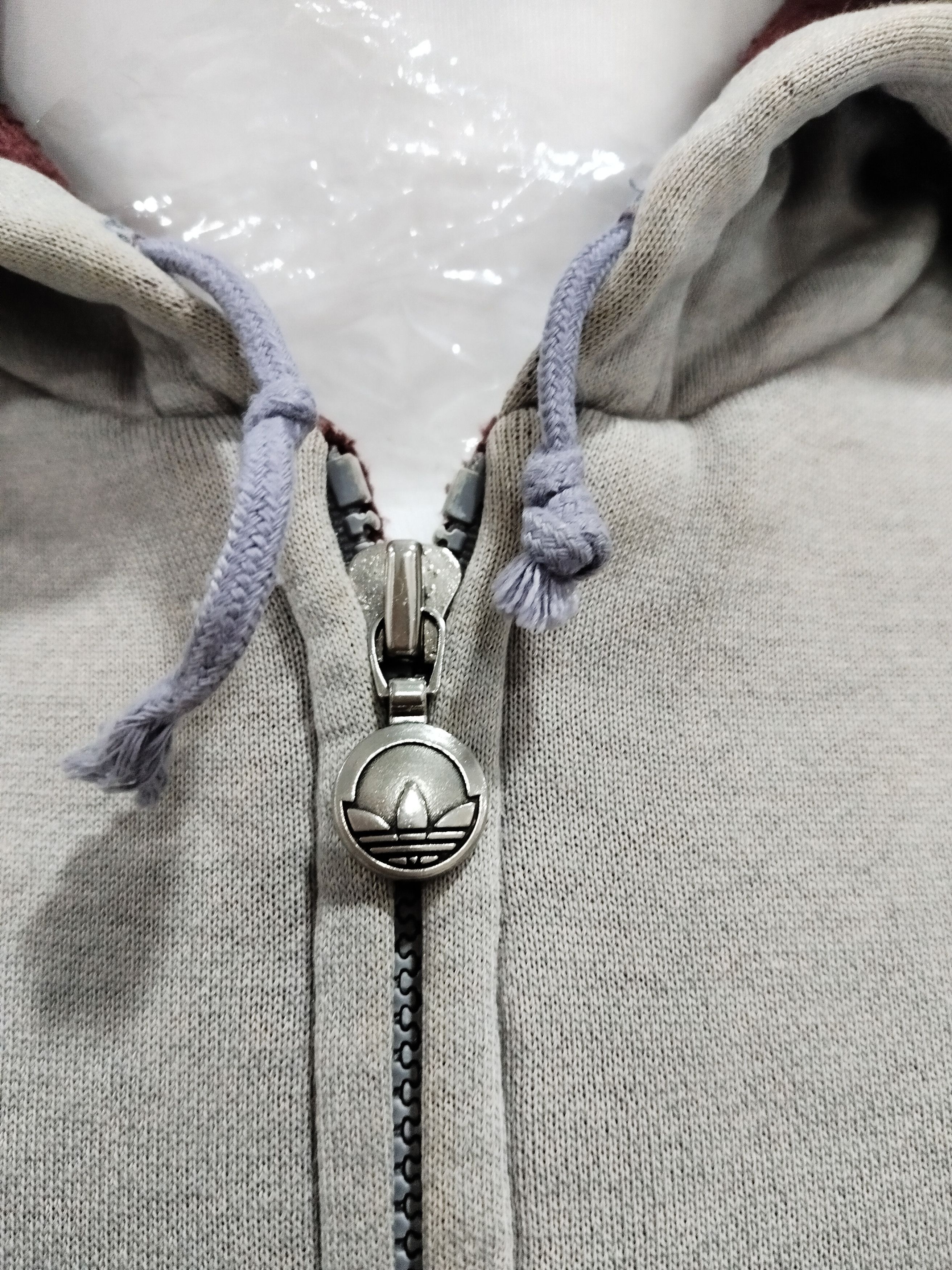 Adidas × Vintage Vintage 90s Adidas Small Logo Zipper Hoodie Size US M / EU 48-50 / 2 - 5 Thumbnail
