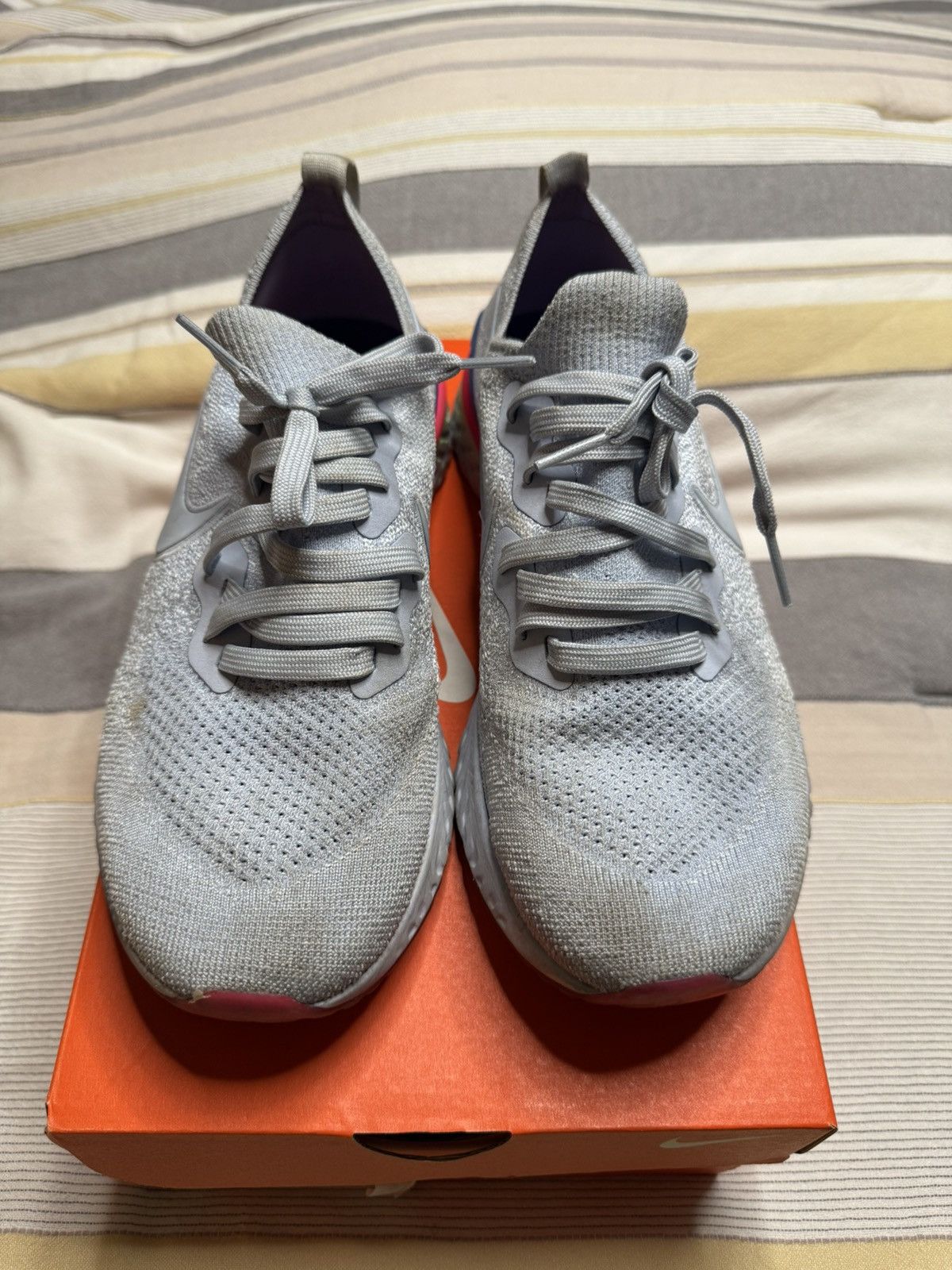 Nike Nike Epic React Flyknit 2 “8-Bit” Size US 9 / EU 42 - 1 Thumbnail