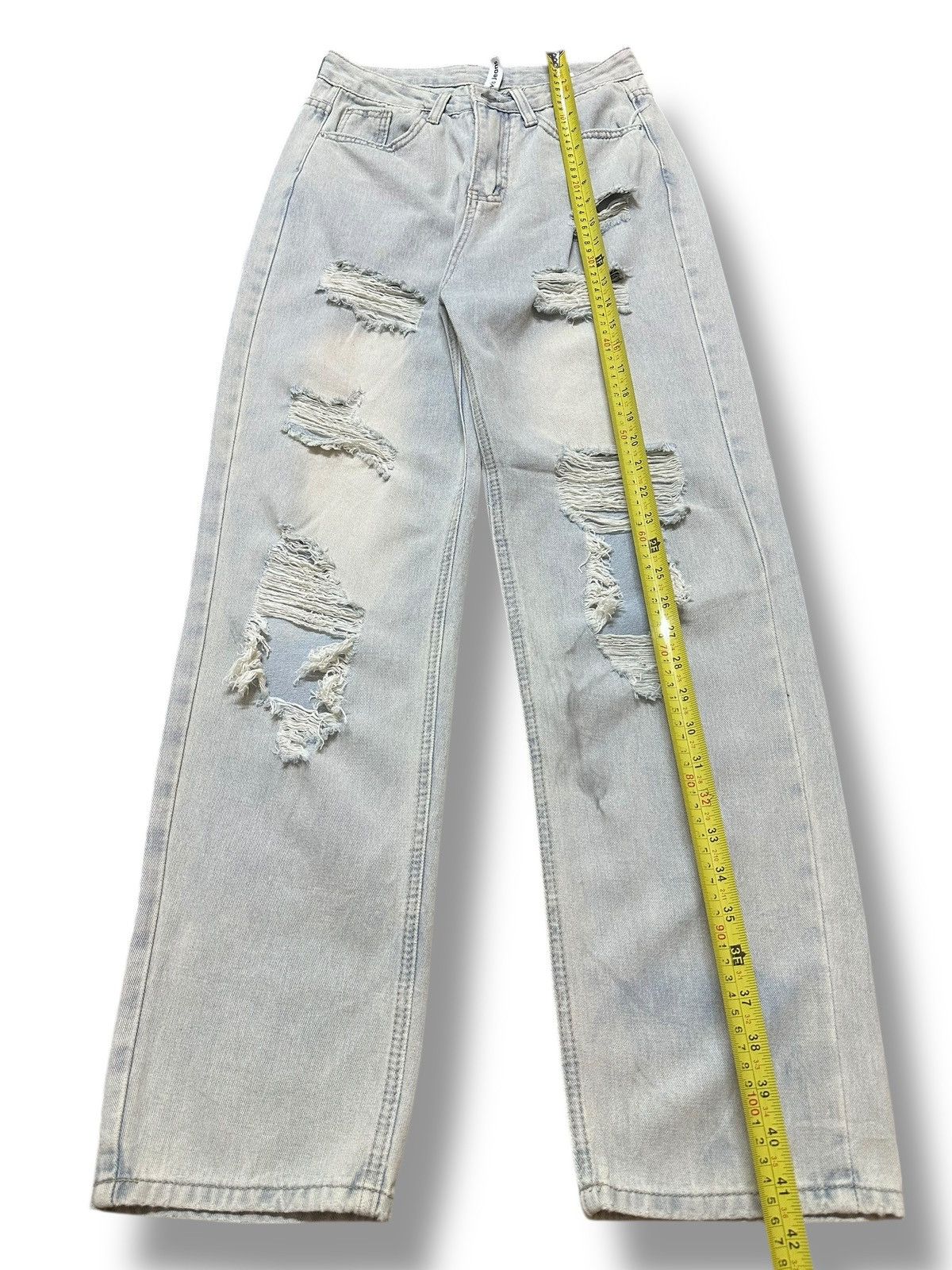 Japanese Brand Distressed Jeans With Baggy Loose Style Size US 28 / EU 44 - 11 Thumbnail