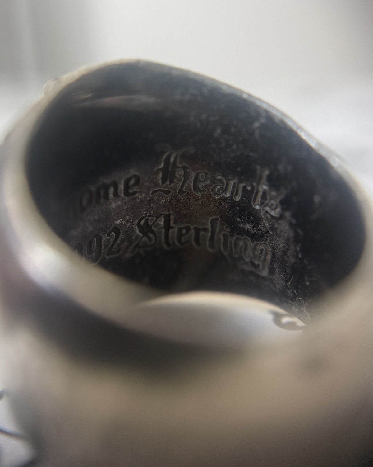 Chrome Hearts *VERY RARE* Chrome Hearts Black Rhodium Keeper Ring Size ONE SIZE - 8 Thumbnail