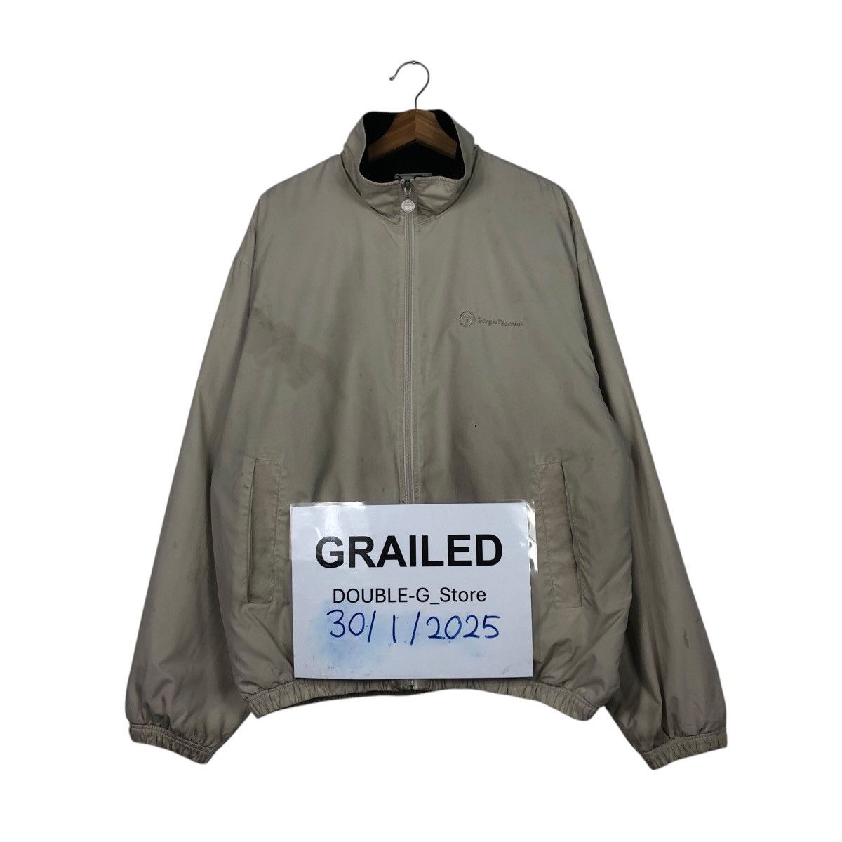 Designer × Japanese Brand × Vintage 📌Vintage Bomber Jacket Sergio Tacchini Blanket Size US L / EU 52-54 / 3 - 1 Thumbnail