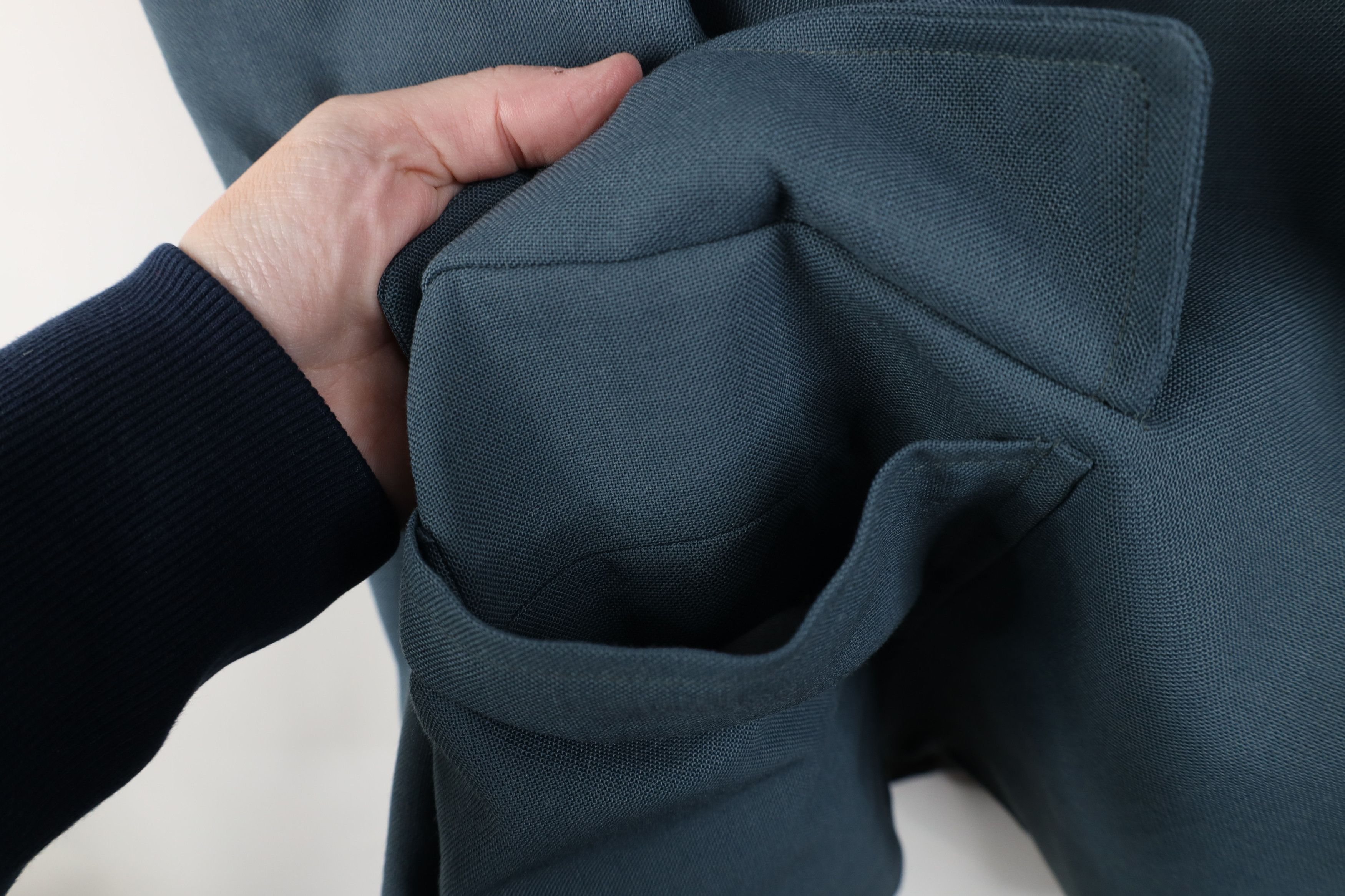 Vintage Vintage 70s Palm Beach Wool Suit Coat Blazer Jacket Blue USA Size US XXL / EU 58 / 5 - 8 Thumbnail