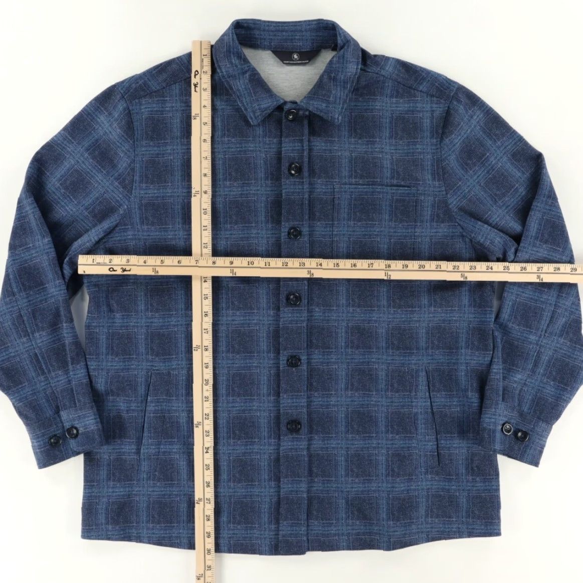 Hart Schaffner Marx Hart Schaffner Marx ShirtJac Stretch Plaid Jacket Blue Men's XL Shirt Jacket Plaid Long Sleeve Mens XL Vintage No Size US XL / EU 56 / 4 - 3 Thumbnail
