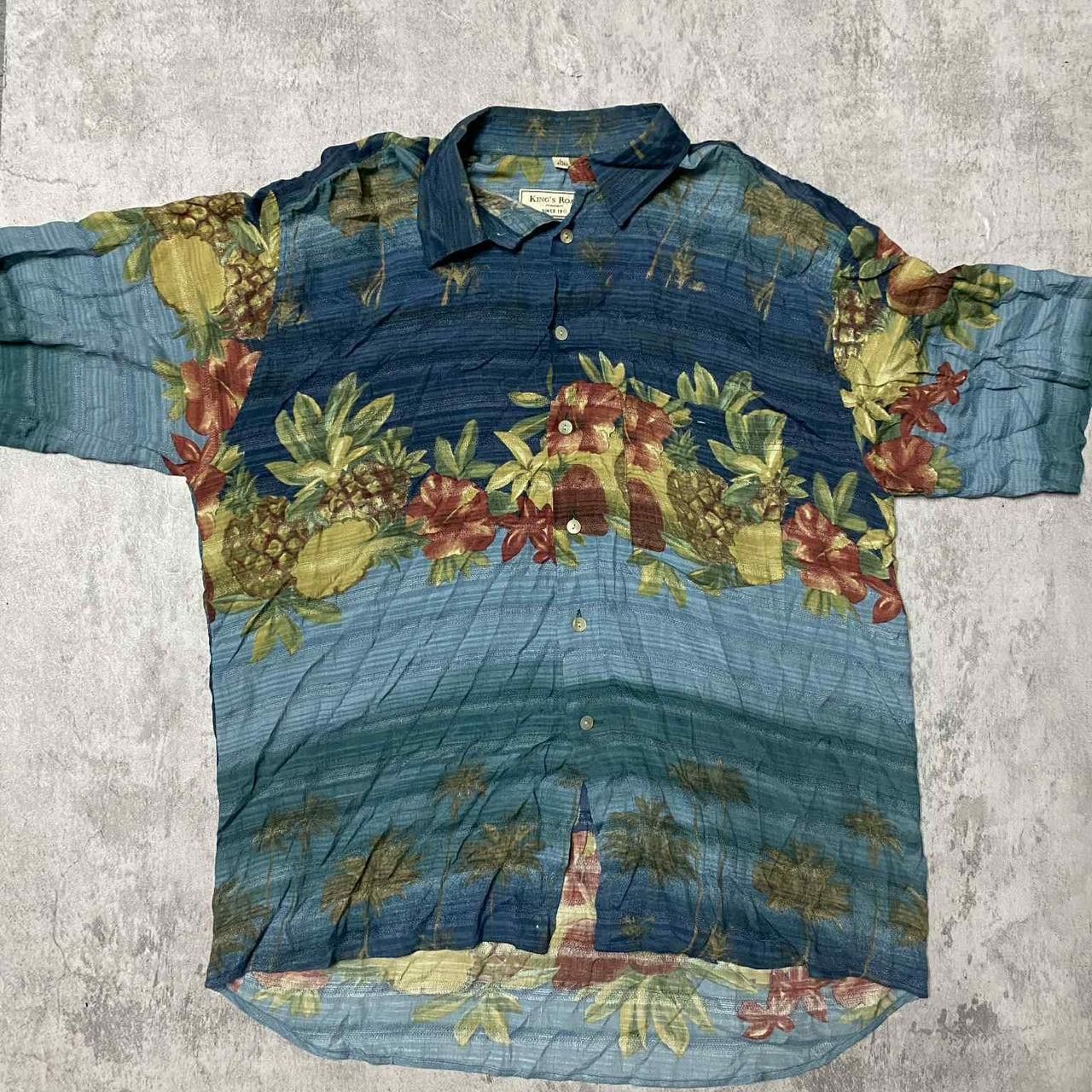 Other Blue and green Hawaiian button-up shirt with a relaxed fit Size US L / EU 52-54 / 3 - 1 Thumbnail