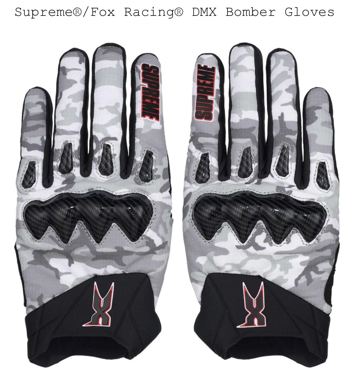 Supreme Fox Racing Gloves | Grailed