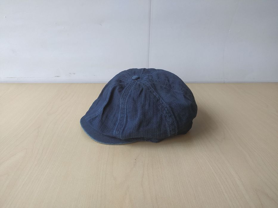 RRL Ralph Lauren Double RL Blue Denim Newsboy Cap Grailed