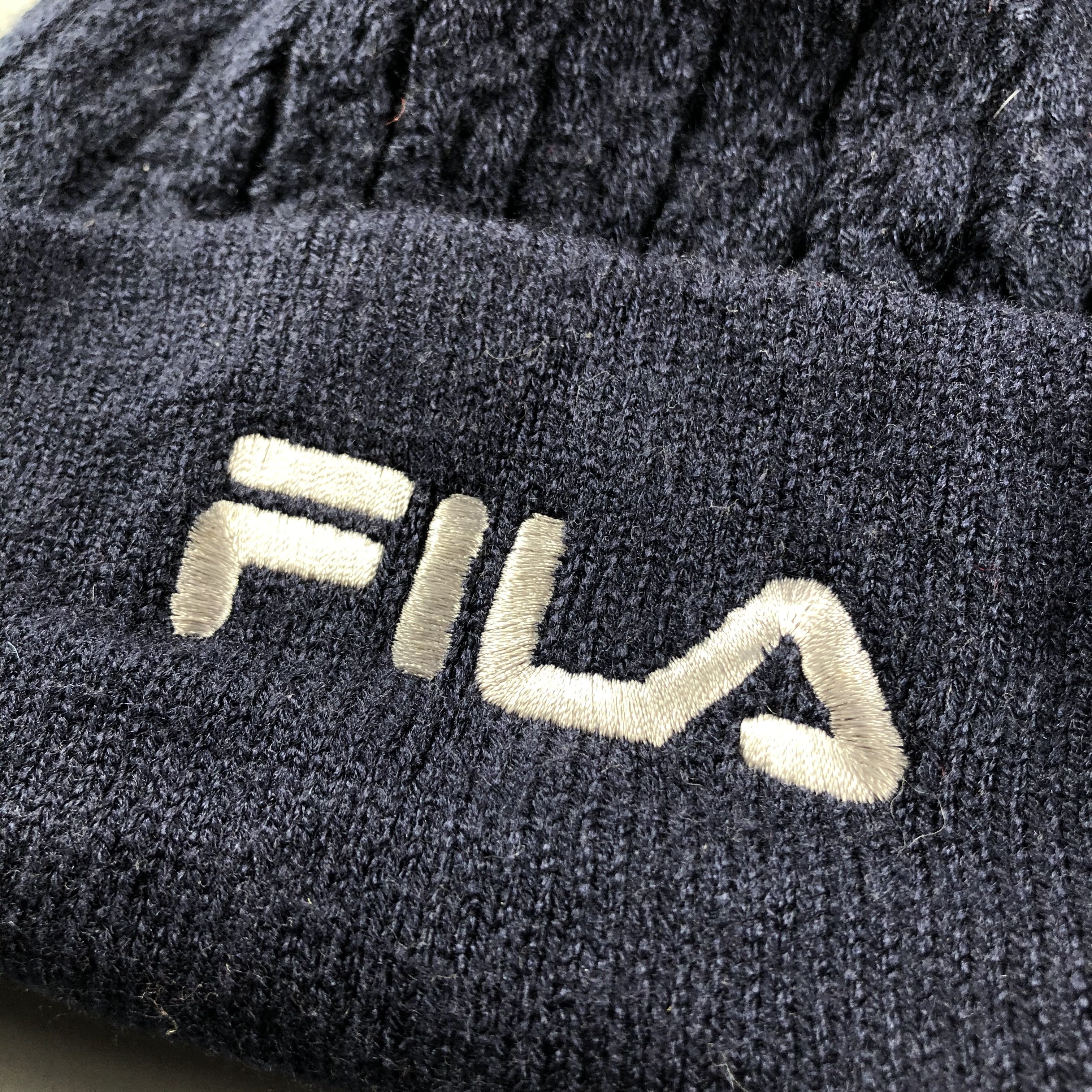 Fila × Vintage Fila x Thinsulate Beanie Snow Hat Snow Cap -D492 Size ONE SIZE - 5 Thumbnail