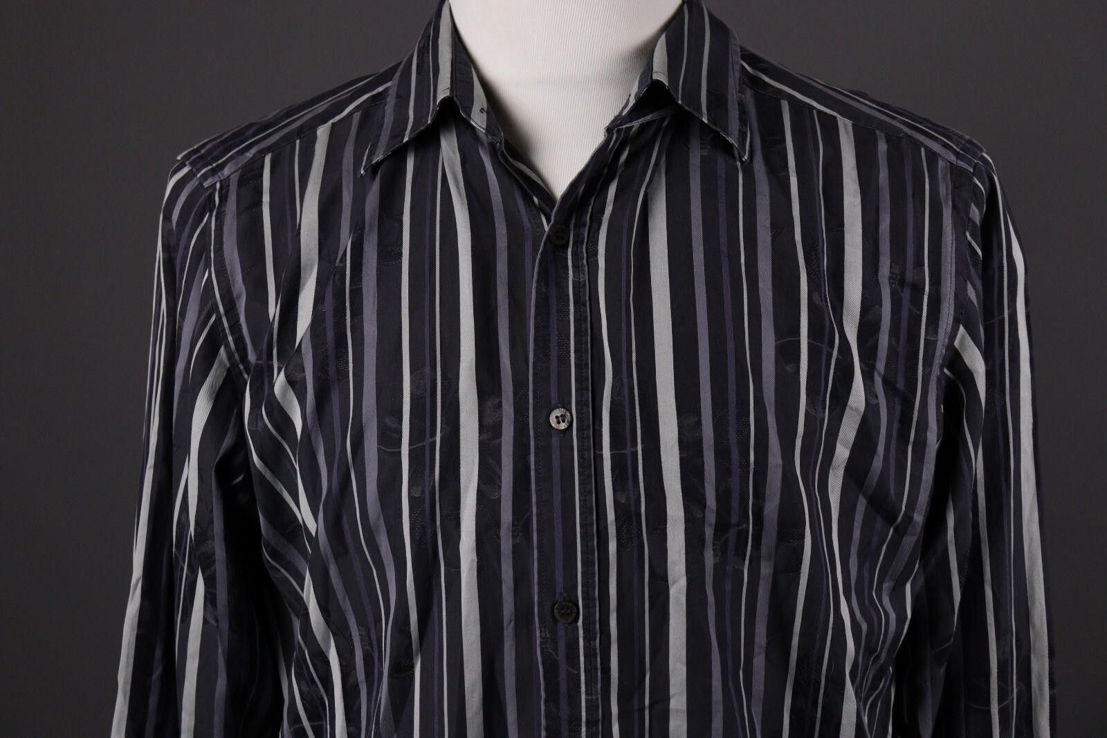 Ted Baker Ted Baker London Stripe Long Sleeve Button Down Shirt Size 5 Size US M / EU 48-50 / 2 - 3 Thumbnail