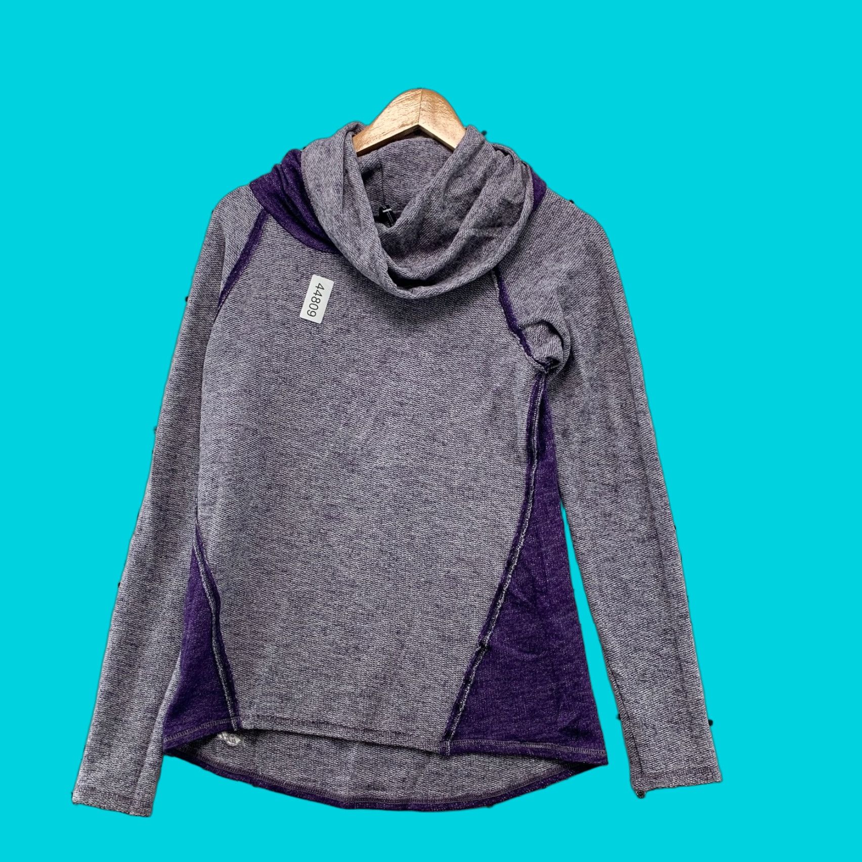Vintage Kuhl Nova Pullover Cowl Neck Sweater Purple Womens Medium Lightweight Knit Size M / US 6-8 / IT 42-44 - 1 Thumbnail