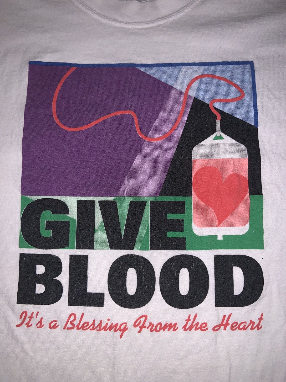 Jerzees Vintage - Carter Blood Care T - Size XL Size US XL / EU 56 / 4 - 2 Thumbnail