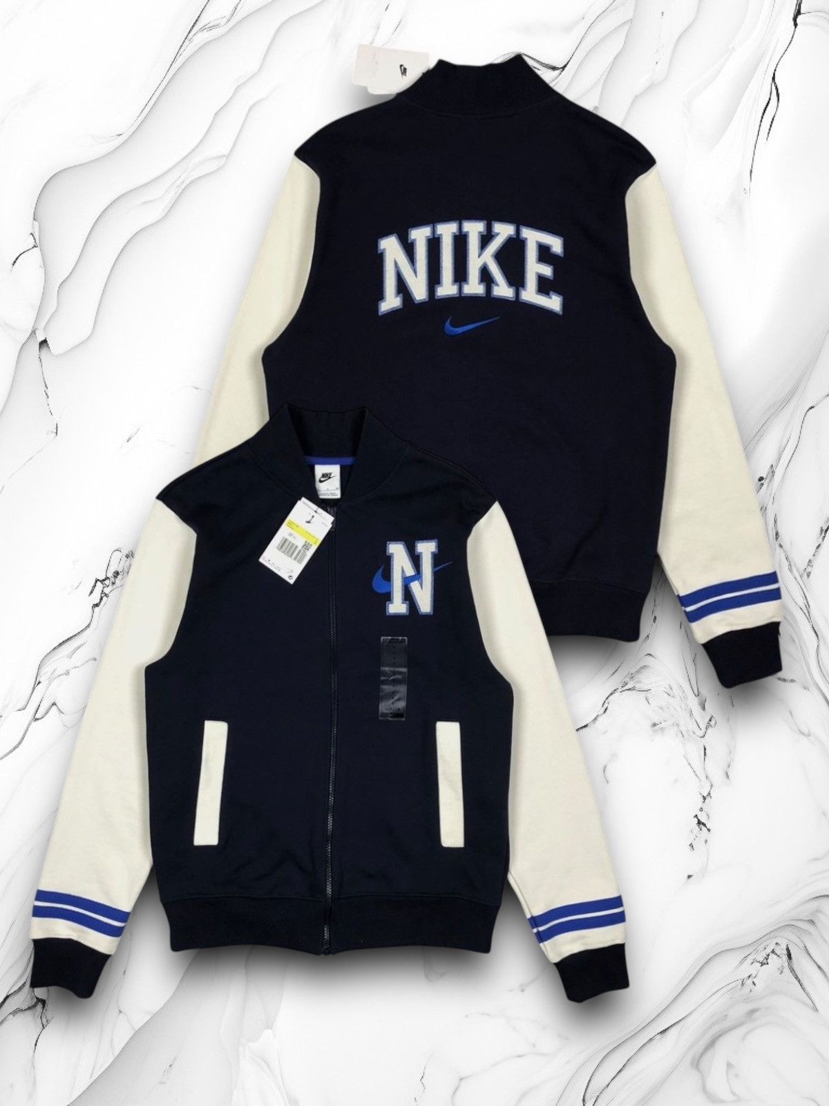 Hypebeast NWT❗️ Nike Colorblock printing logo alphabet zipper jacket Size US S / EU 44-46 / 1 - 1 Thumbnail