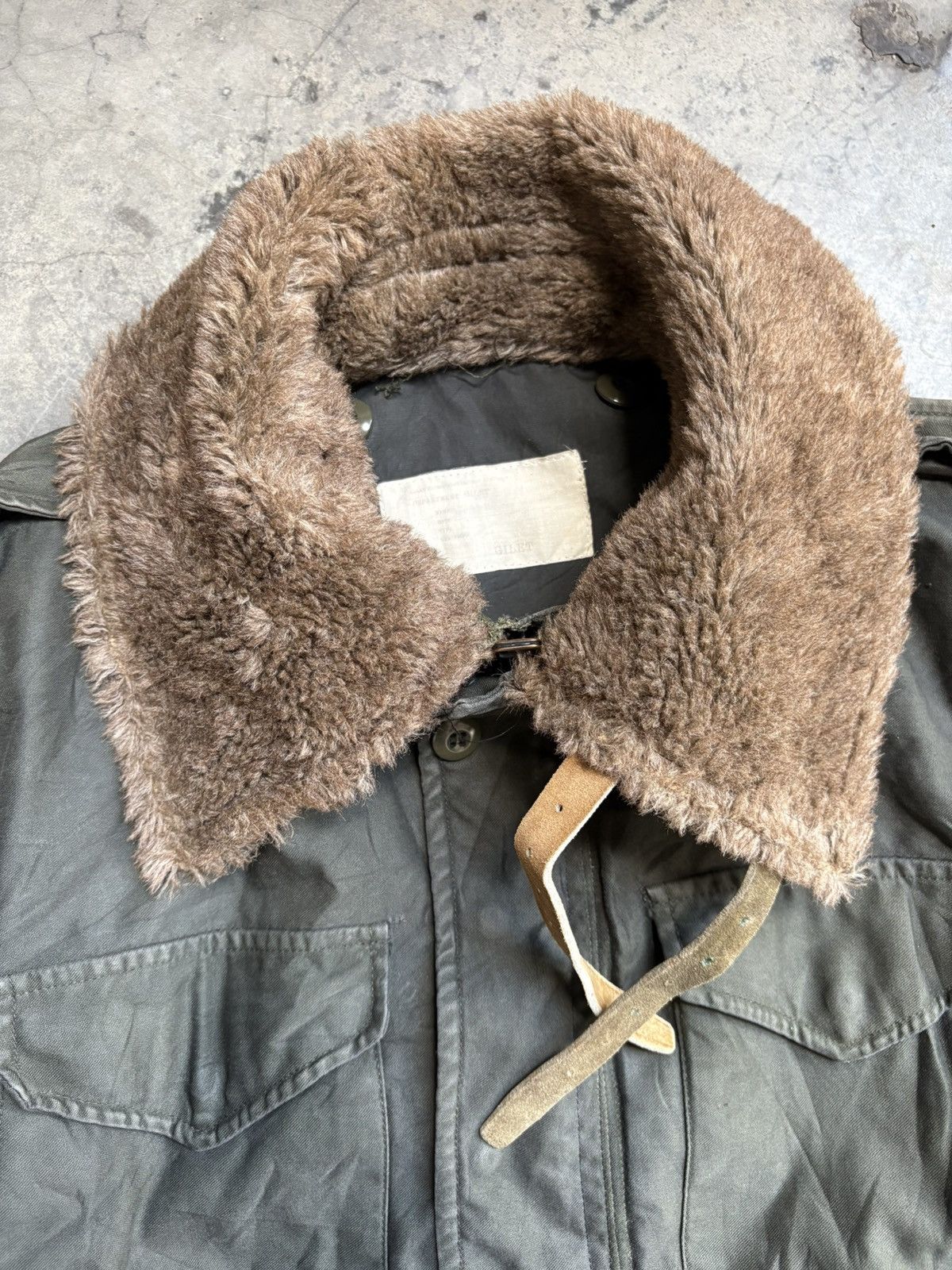 Japanese Brand × Vintage Beautiful customised military gillet jacket Size US S / EU 44-46 / 1 - 7 Thumbnail