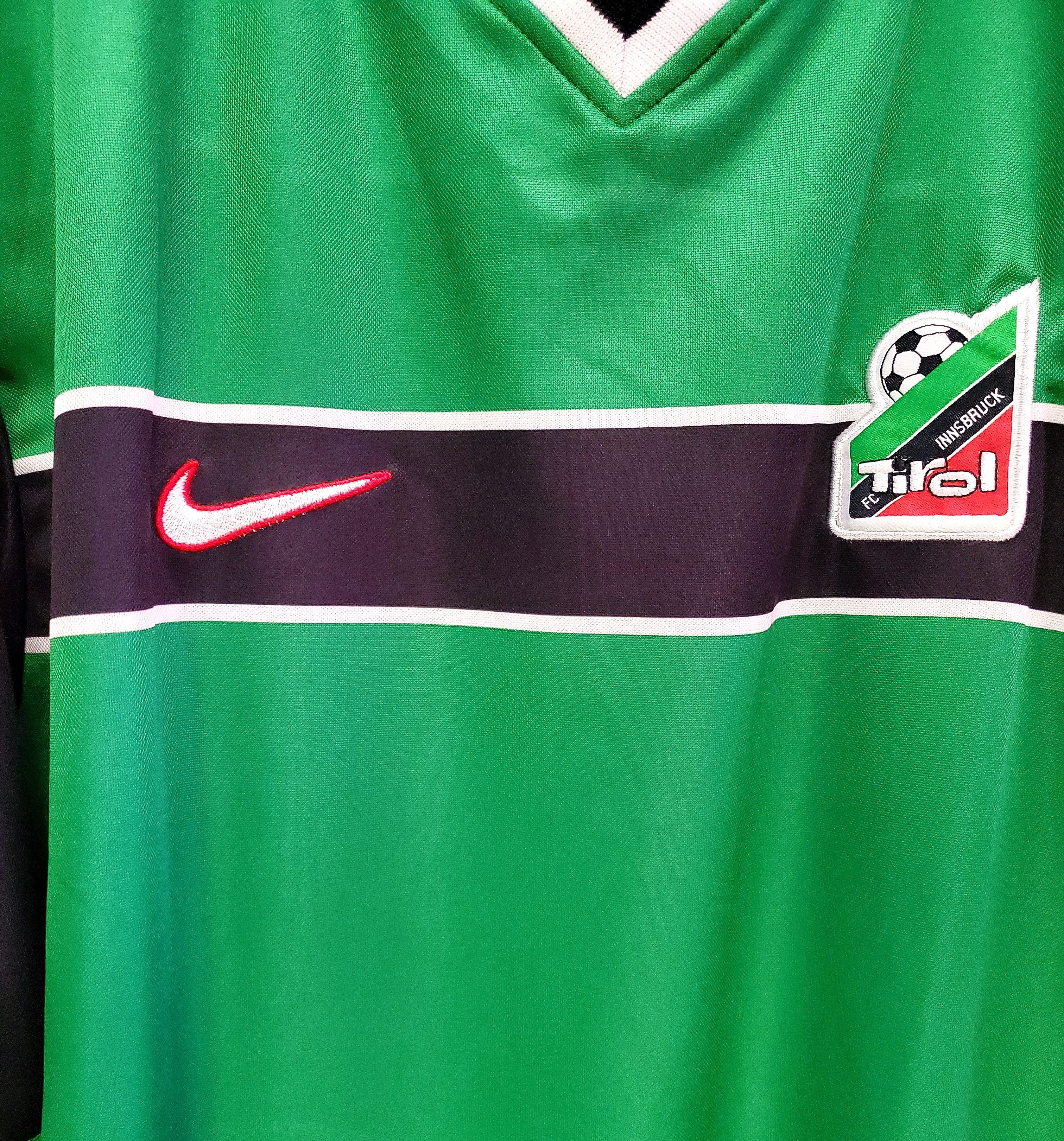 Nike × Vintage FC Tirol Innsbruck 1999 - 2000 Home jersey ideal condition Size US L / EU 52-54 / 3 - 2 Thumbnail