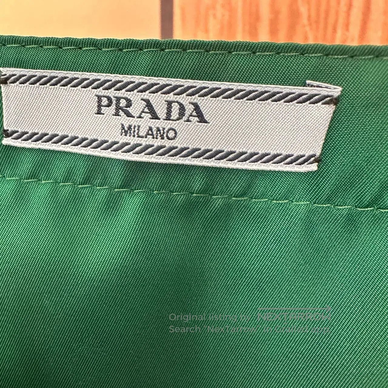 Prada prada nylon utility dress tee in green. Size S / US 4 / IT 40 - 5 Thumbnail