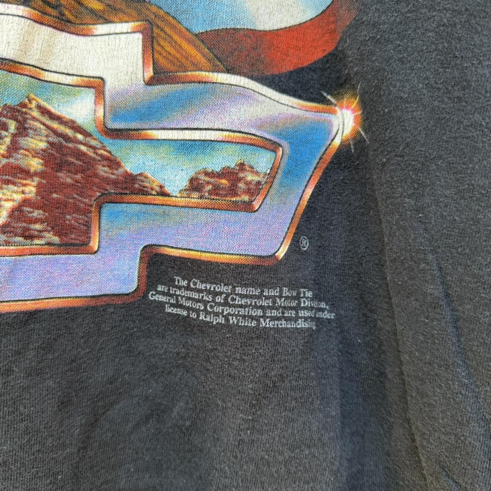 Fruit Of The Loom vintage Chevrolet eagle t shirt 90s L Size US L / EU 52-54 / 3 - 4 Thumbnail