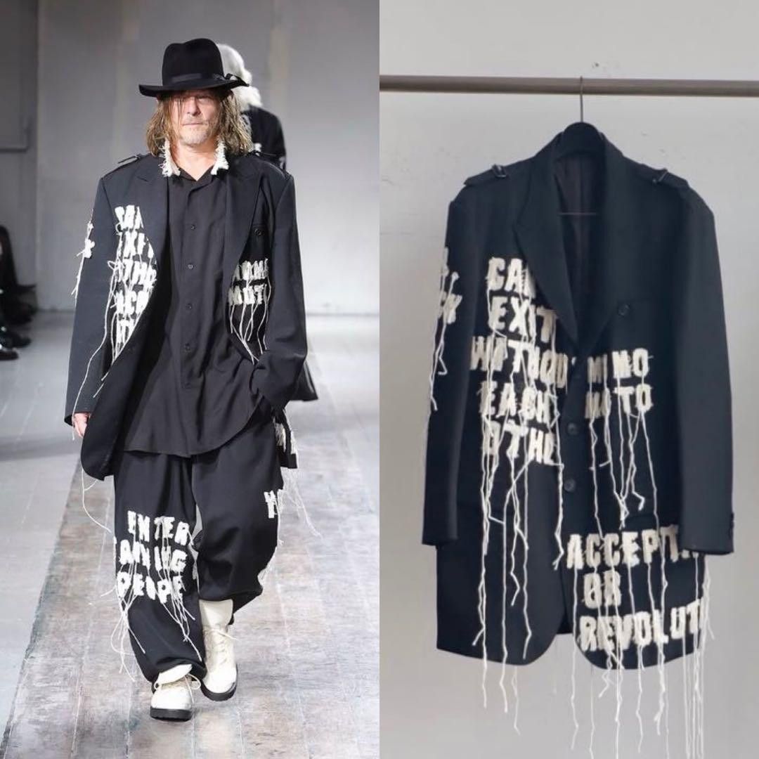 Yohji Yamamoto Yohji Yamamoto PourHomme 24aw-25aw Luxury Jacket Size US L / EU 52-54 / 3 - 1 Thumbnail