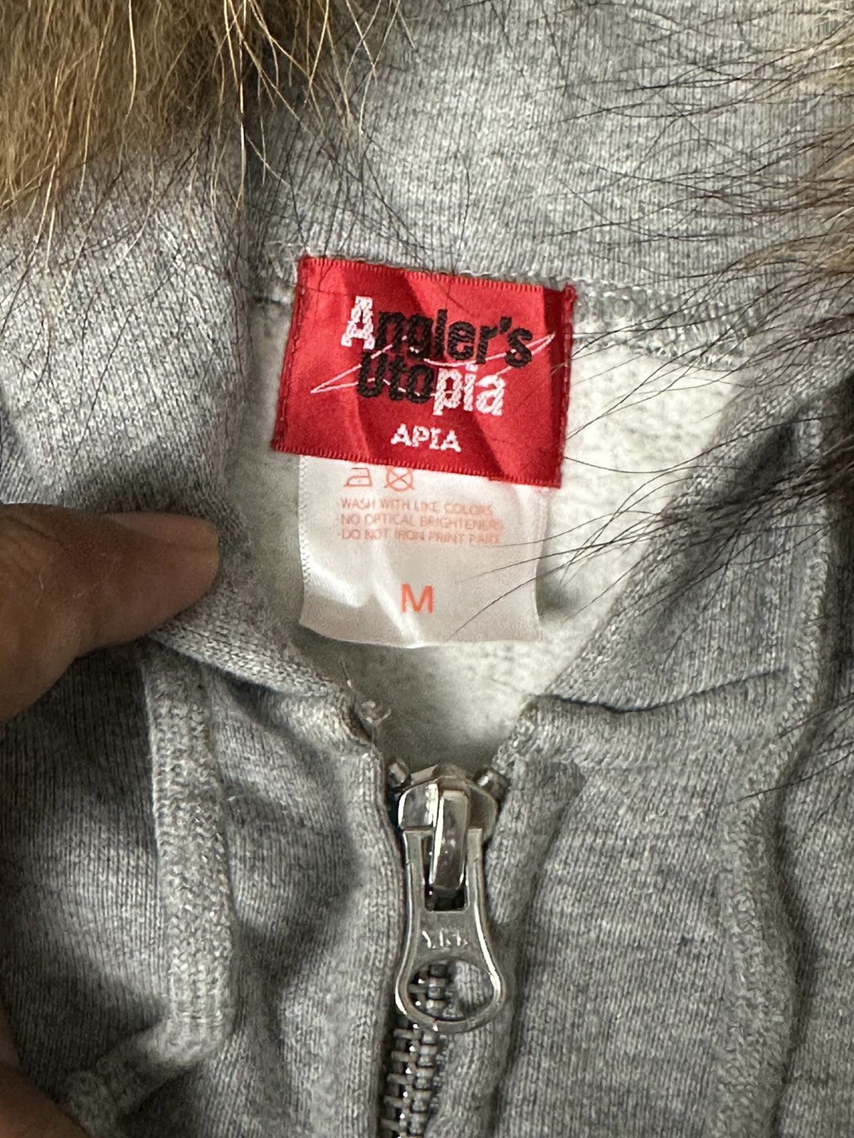 Japanese Brand Fur Hoodie Anglers Utopia lgb styled Size US M / EU 48-50 / 2 - 6 Thumbnail