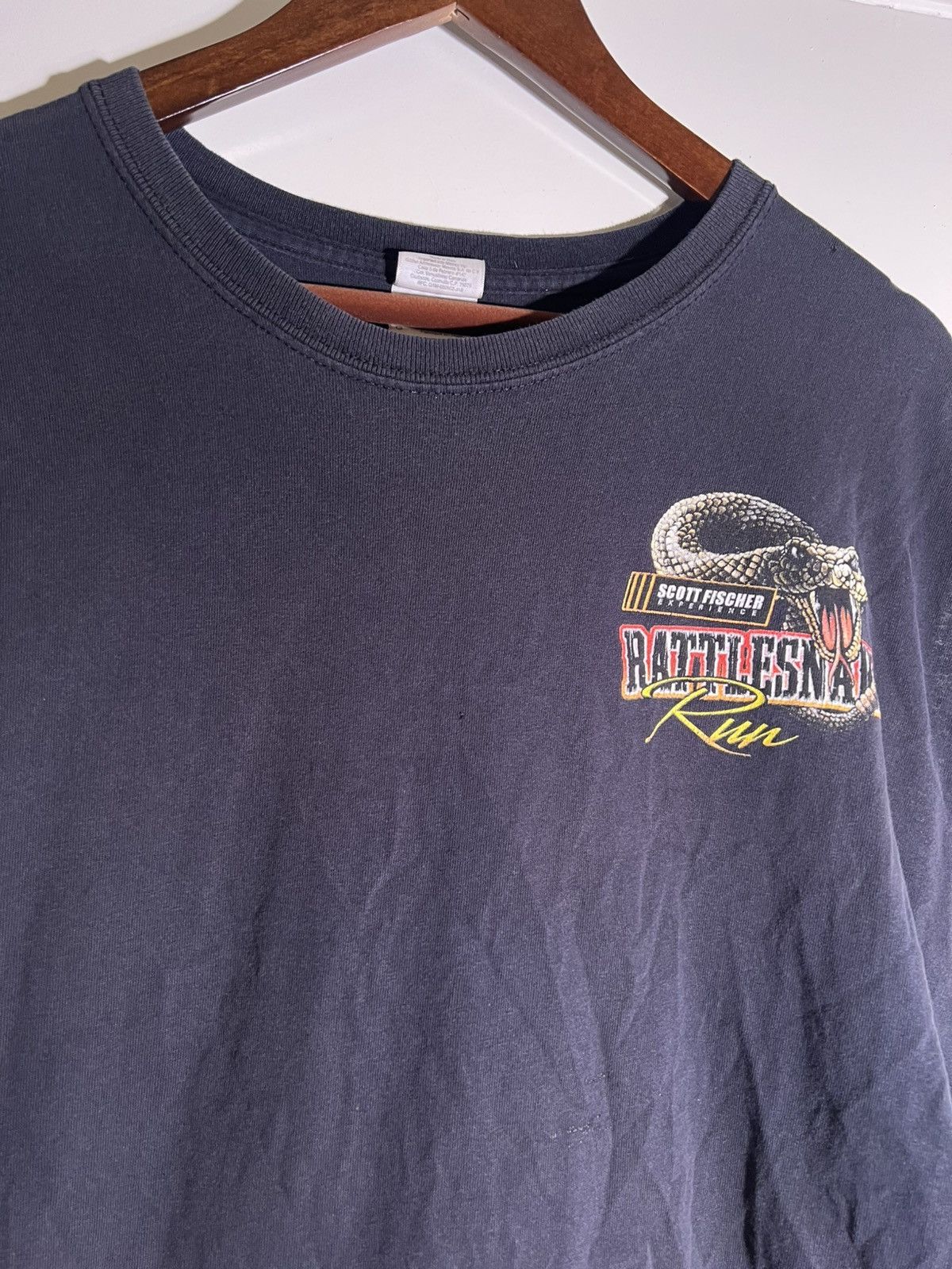 Vintage Late Y2K 2000’s VTG Vintage Rattlesnake Run Retro Goth Shirt Size US L / EU 52-54 / 3 - 6 Thumbnail