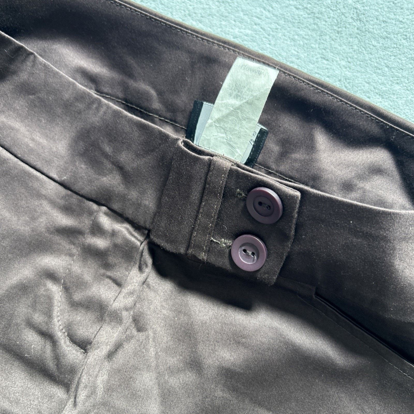 7 For All Mankind Bell Bottom Dojo Beyond Baggy Slacks Pants Women Large 32x32 Size 32" / US 10 / IT 46 - 4 Thumbnail