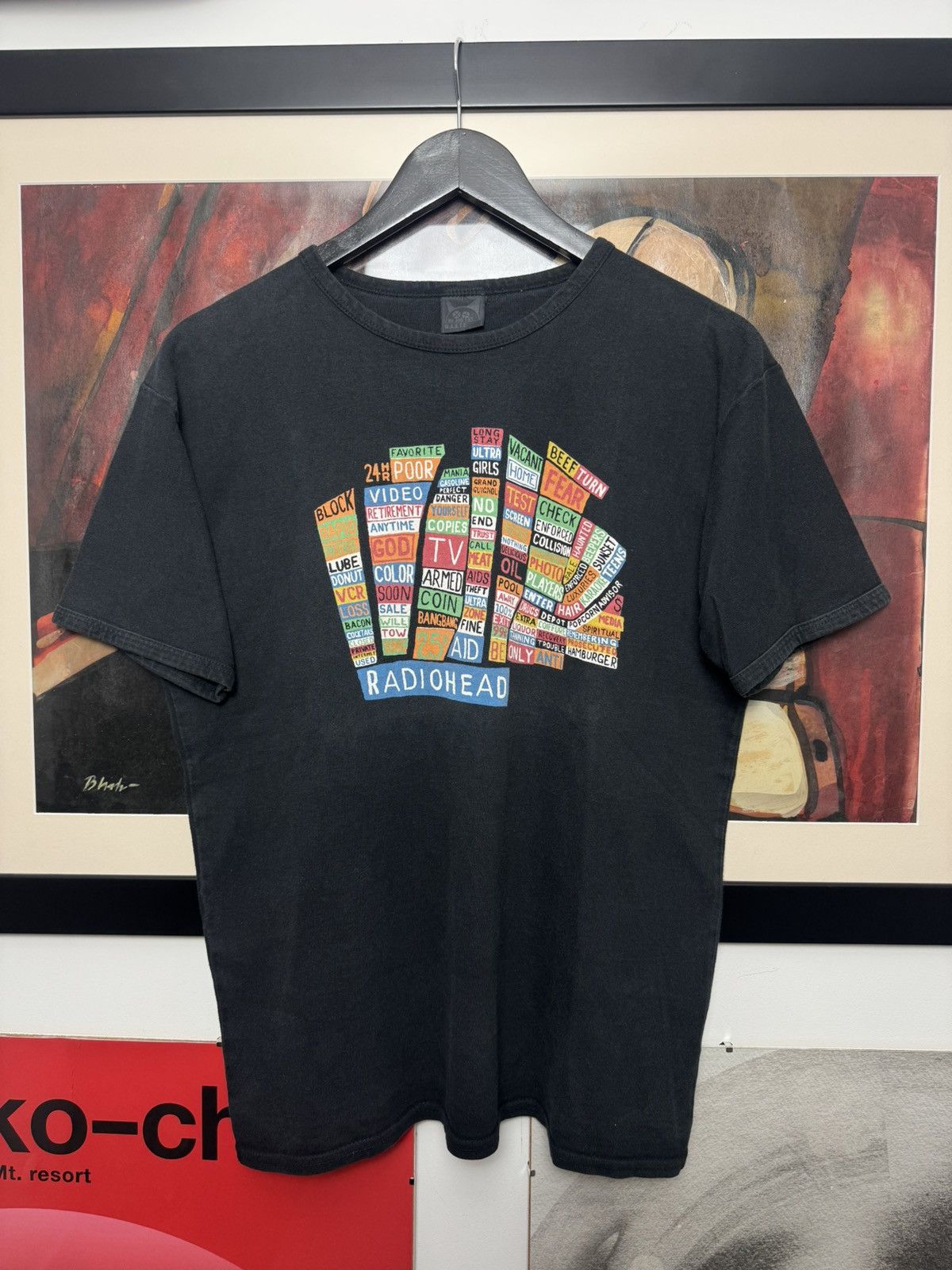 Vintage 00s Radiohead Hail to the Thief Merch Rock Band Tee