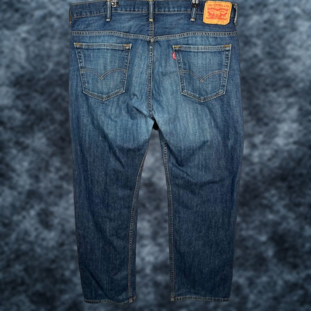 Levi's Levi's Jeans 38x32 Classic Blue 100% Cotton Denim Straight Leg 5-Pocket Design Mens Regular XS? Size US 38 / EU 54 - 1 Thumbnail