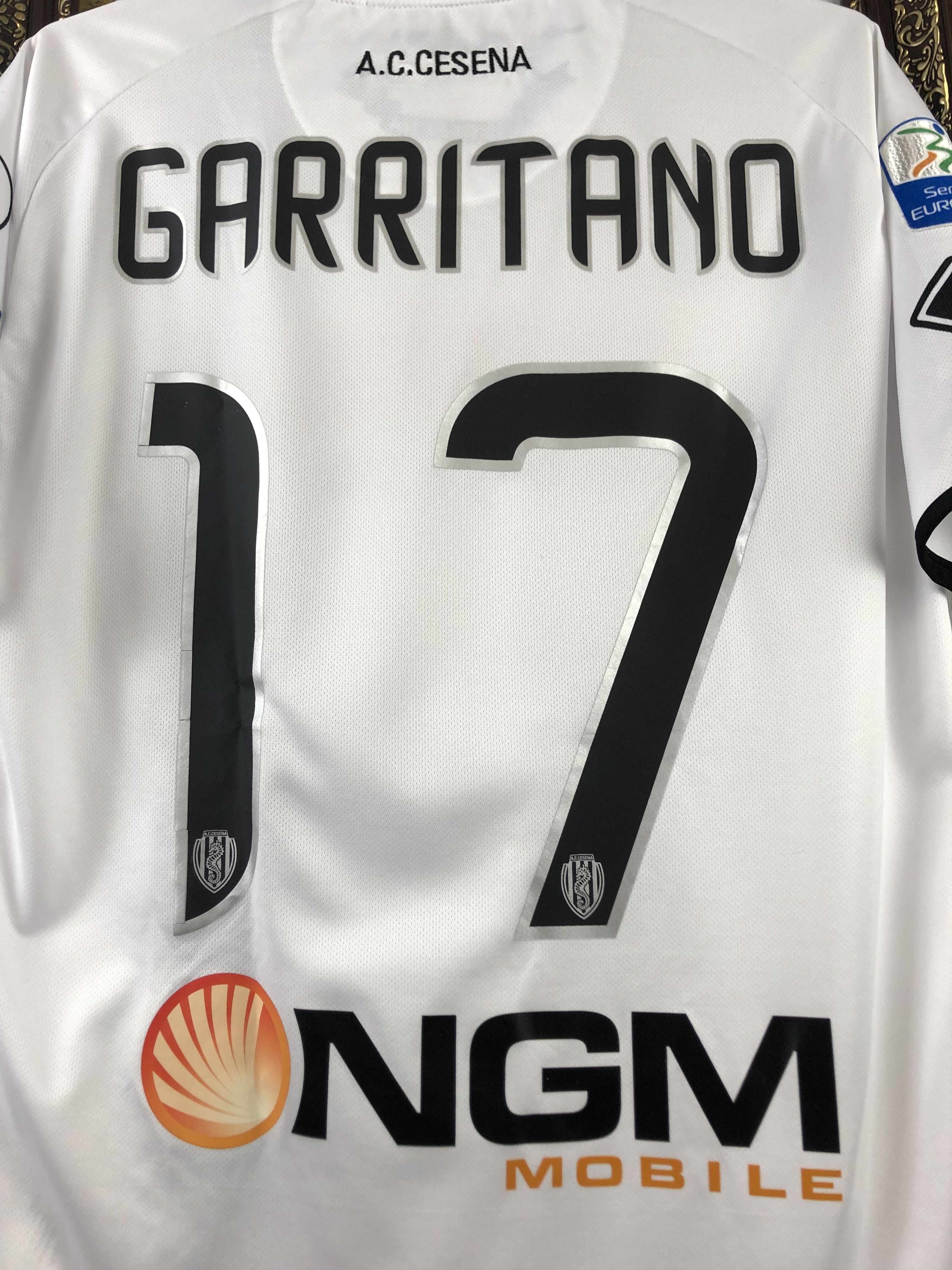 Other Cesena football shirt Match Worn Soccer Garritano Maglia Tee Size US M / EU 48-50 / 2 - 3 Thumbnail